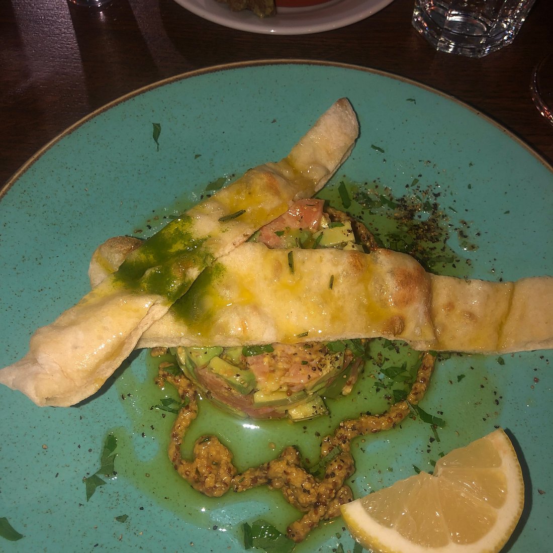 Italian fish dish with seasonal vegetables